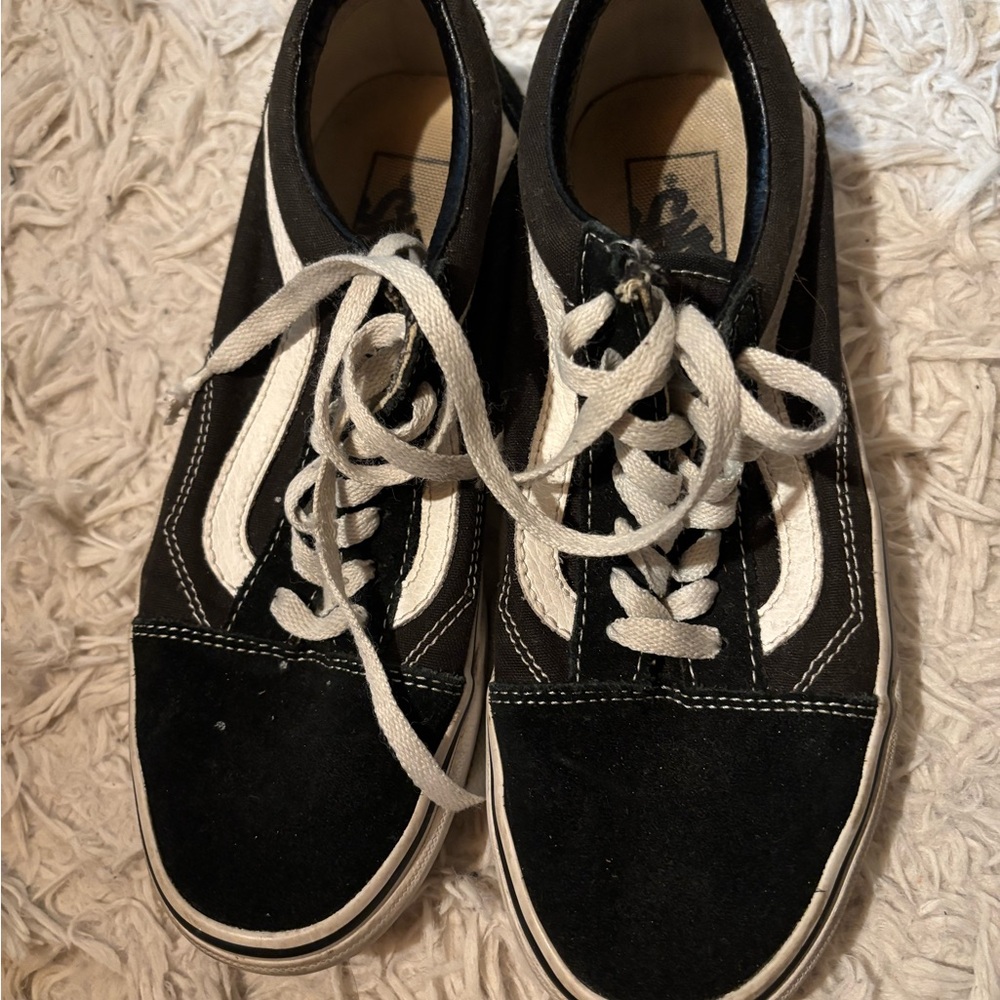 Vans Black and White Women's Sneakers